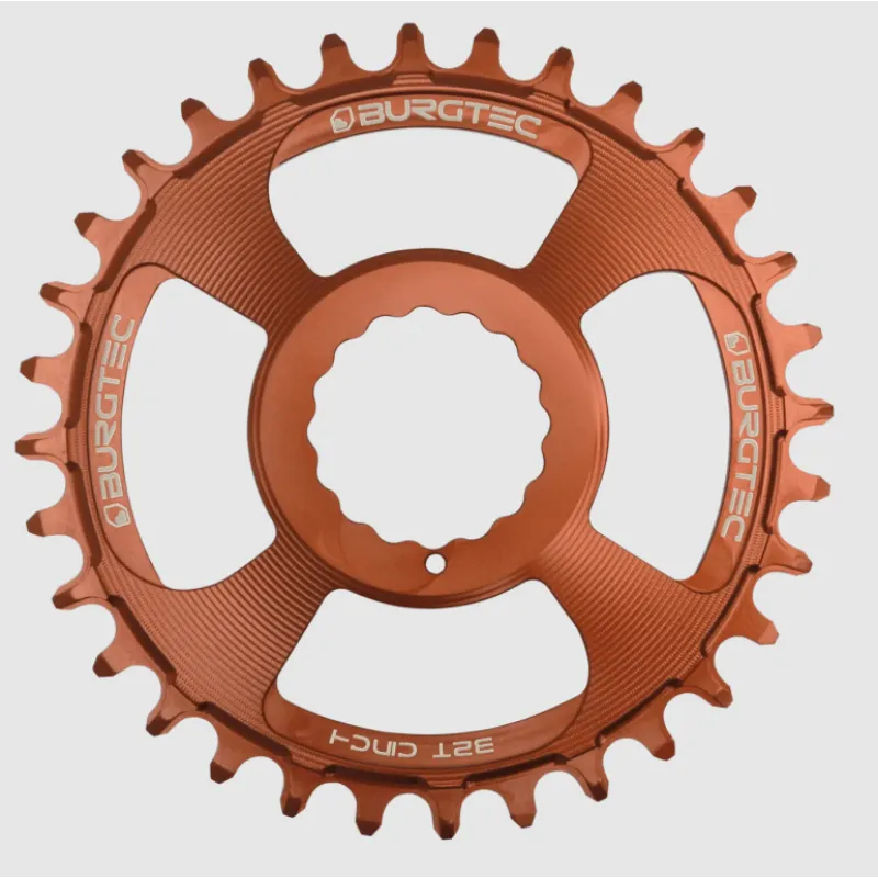 Calitate înaltă Pinion față pentru bicicletă BURGTEC Cinch Thick Thin Chainring 32T­ Kash Bronze